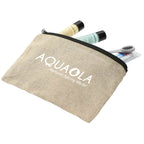 Recycled Cotton Twill Zip Pouch, 5 oz - Natural - Photo