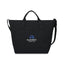 Recycled Cotton Utility Weekender Tote with Six Pockets - Black - View 1