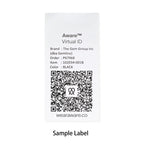 Recycled Cotton Zip Pouch, 9 oz Embroidery - Light Grey - View 3