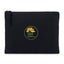 Recycled Cotton Zip Pouch, 9 oz Transfer - Black - View 1