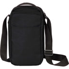 Recycled Crossbody Cooler for 6 Cans Transfer - Black - Back