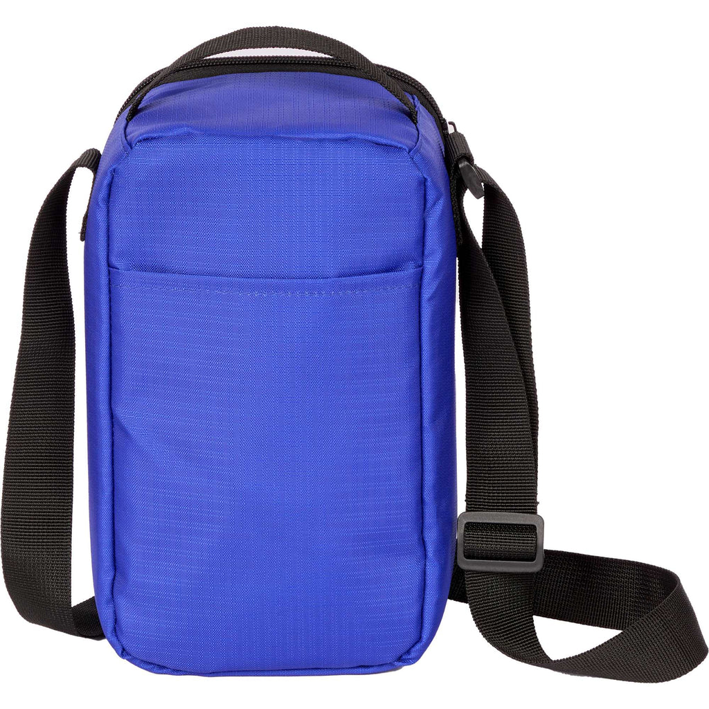 Recycled Crossbody Cooler for 6 Cans Transfer - Royal - Back