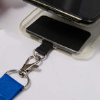 Recycled Crossbody Phone Lanyard, Adjustable - Blue - Detail 4