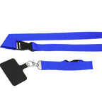Recycled Crossbody Phone Lanyard, Adjustable - Blue - Detail 7