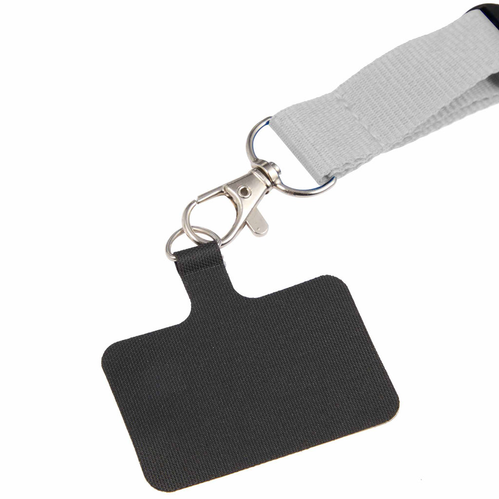 Recycled Crossbody Phone Lanyard, Adjustable - White - Detail 7