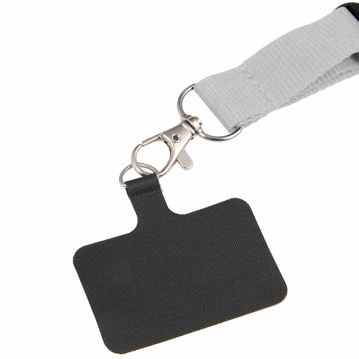 Recycled Crossbody Phone Lanyard, Adjustable - White - Detail 7
