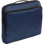 Recycled Diamond Ripstop Laptop Sleeve, 15 Inch Transfer - Navy - Right Angle