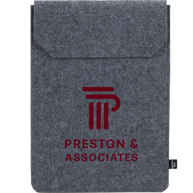 Recycled Felt Business Sleeve with Front Flap