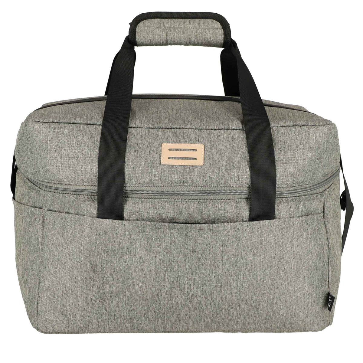 Recycled Flip Top Cooler for 36 Cans Embroidery - Gray - Front