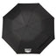 Recycled Folding Golf Umbrella with Auto Open, 58 Inch - Black - Front