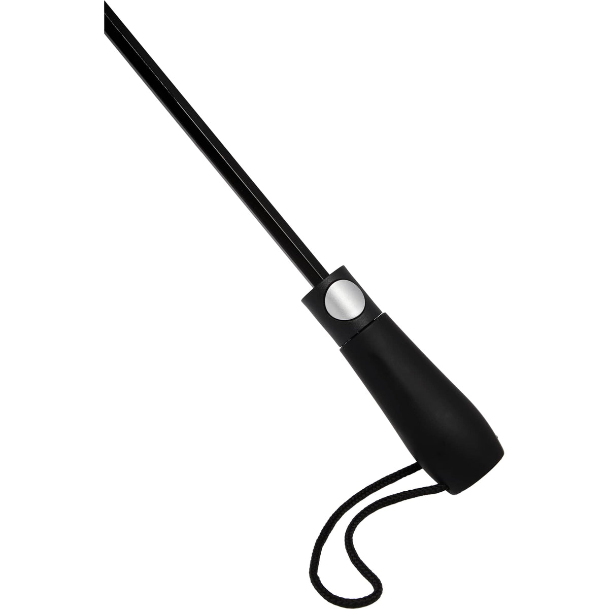 Recycled Folding Golf Umbrella with Auto Open, 58 Inch - Navy/White - Handle
