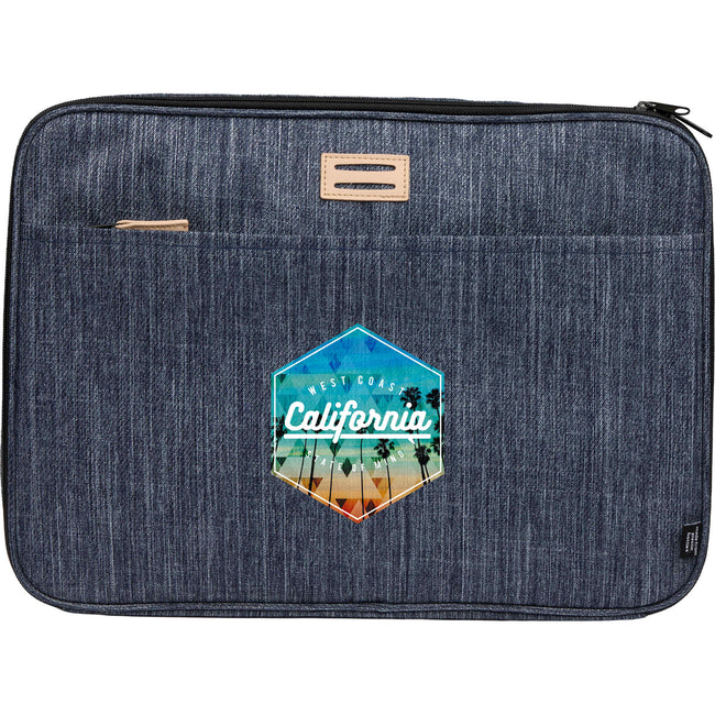 Recycled Laptop Mobile Office Case, Navy Heather Full Color