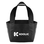 Recycled Micro Mini Tote Bag, Non-Woven - Black - Silk Screen