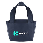 Recycled Micro Mini Tote Bag, Non-Woven - Navy - Colorbrite