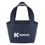 Recycled Micro Mini Tote Bag, Non-Woven - Navy - Silk Screen