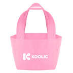 Recycled Micro Mini Tote Bag, Non-Woven - Pink - Silk Screen