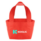 Recycled Micro Mini Tote Bag, Non-Woven - Red - Colorbrite