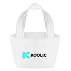 Recycled Micro Mini Tote Bag, Non-Woven - White - Colorbrite