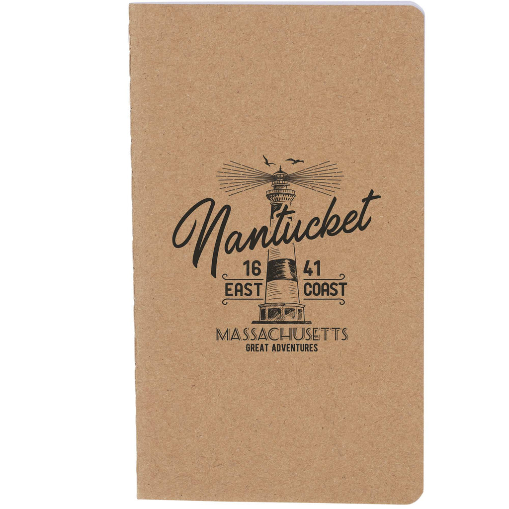 Recycled Mini Notebook with FSC Mix Paper, 3 x 5 Inches - Natural - Front