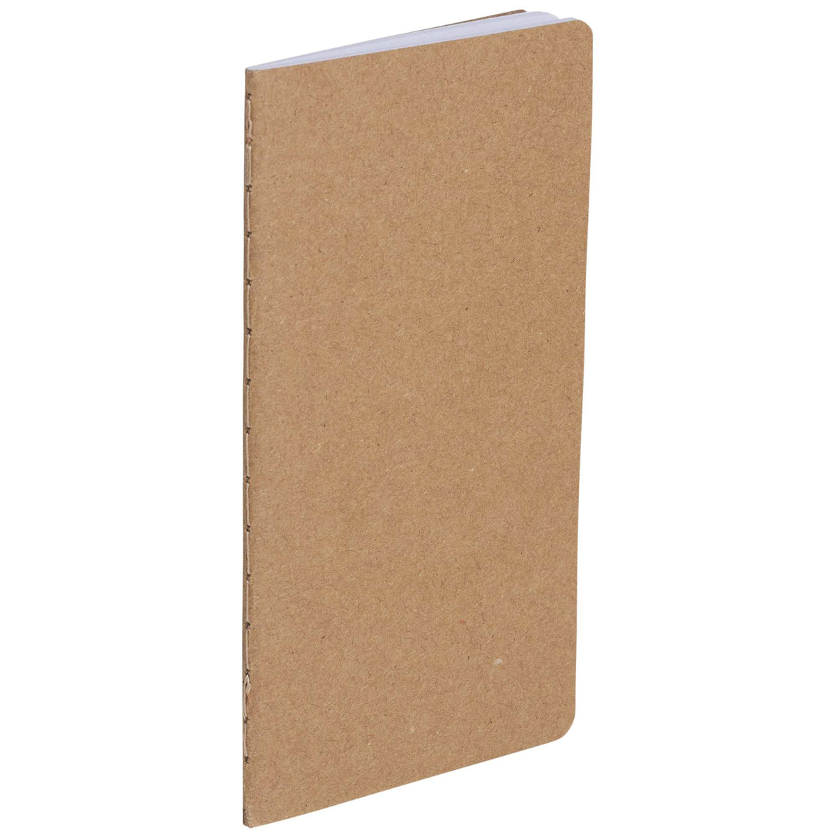 Recycled Mini Notebook with FSC Mix Paper, 3 x 5 Inches - Natural - Right Angle