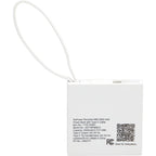 Recycled Mini Power Bank with Lanyard Cable, 2,000 mAh Full Color - White - Back