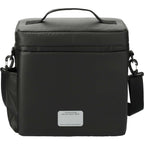 Recycled Outdoor Cooler for 15 Cans Transfer - Black - Back