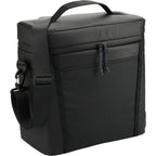 Recycled Outdoor Cooler for 15 Cans Transfer - Black - Right Angle