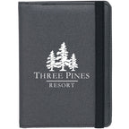 Recycled Passport Wallet with RFID Protection Transfer - Charcoal - Front