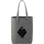 Recycled PET Felt Shopper Tote Full Color - Charcoal - Front