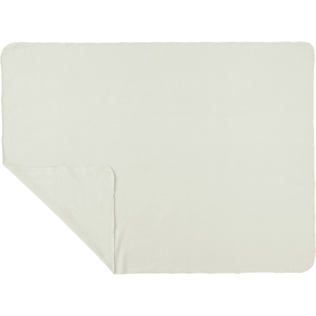Recycled PET Fleece Blanket, 50 x 60 Inches Full Color - Khaki - Front 2