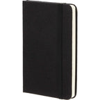 Recycled PET Pocket Journal, 3.5 x 5.5 Inches Full Color - Black - Left Angle