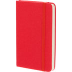Recycled PET Pocket Journal, 3.5 x 5.5 Inches Full Color - Red - Left Angle