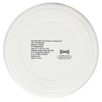Recycled Plastic Fast Wireless Charging Pad, 10W Full Color - White - Back