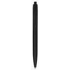 Recycled Plastic Gel Pen with Blue Ink - Black - Front 2