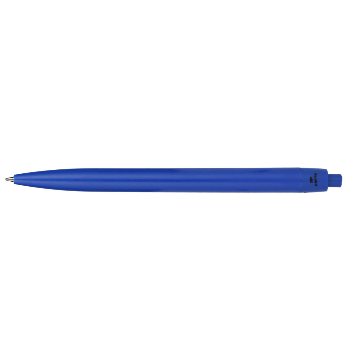 Recycled Plastic Gel Pen with Blue Ink - Blue - Back