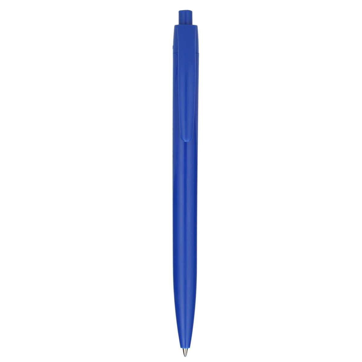 Recycled Plastic Gel Pen with Blue Ink - Blue - Front 2