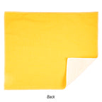 Recycled Polyester Rally Towel, 15 x 18 Inches - Gold - Back