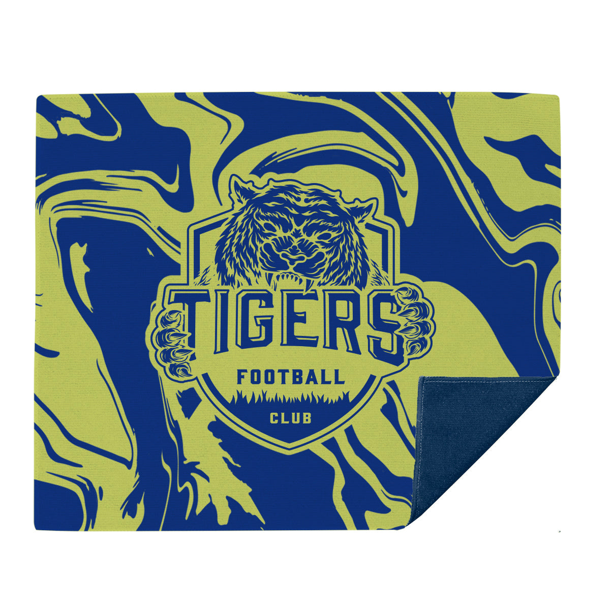 Recycled Polyester Rally Towel, 15 x 18 Inches - Navy - Sublimation