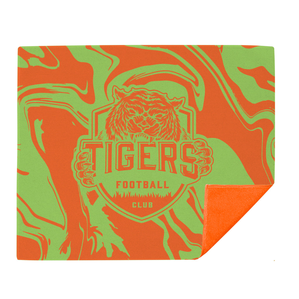Recycled Polyester Rally Towel, 15 x 18 Inches - Orange - Sublimation