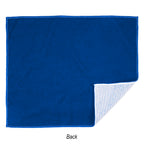 Recycled Polyester Rally Towel, 15 x 18 Inches - Royal Blue - Back
