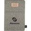Recycled Refillable Journal with Phone Pocket, 5.5 x 8.5 Inches - Gray - Front