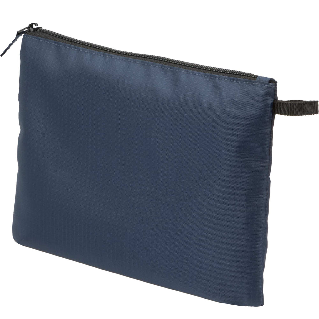 Recycled Ripstop Organizer Pouches, Set of 2 Full Color - Navy - Left Angle