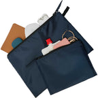 Recycled Ripstop Organizer Pouches, Set of 2 - Navy - Propped