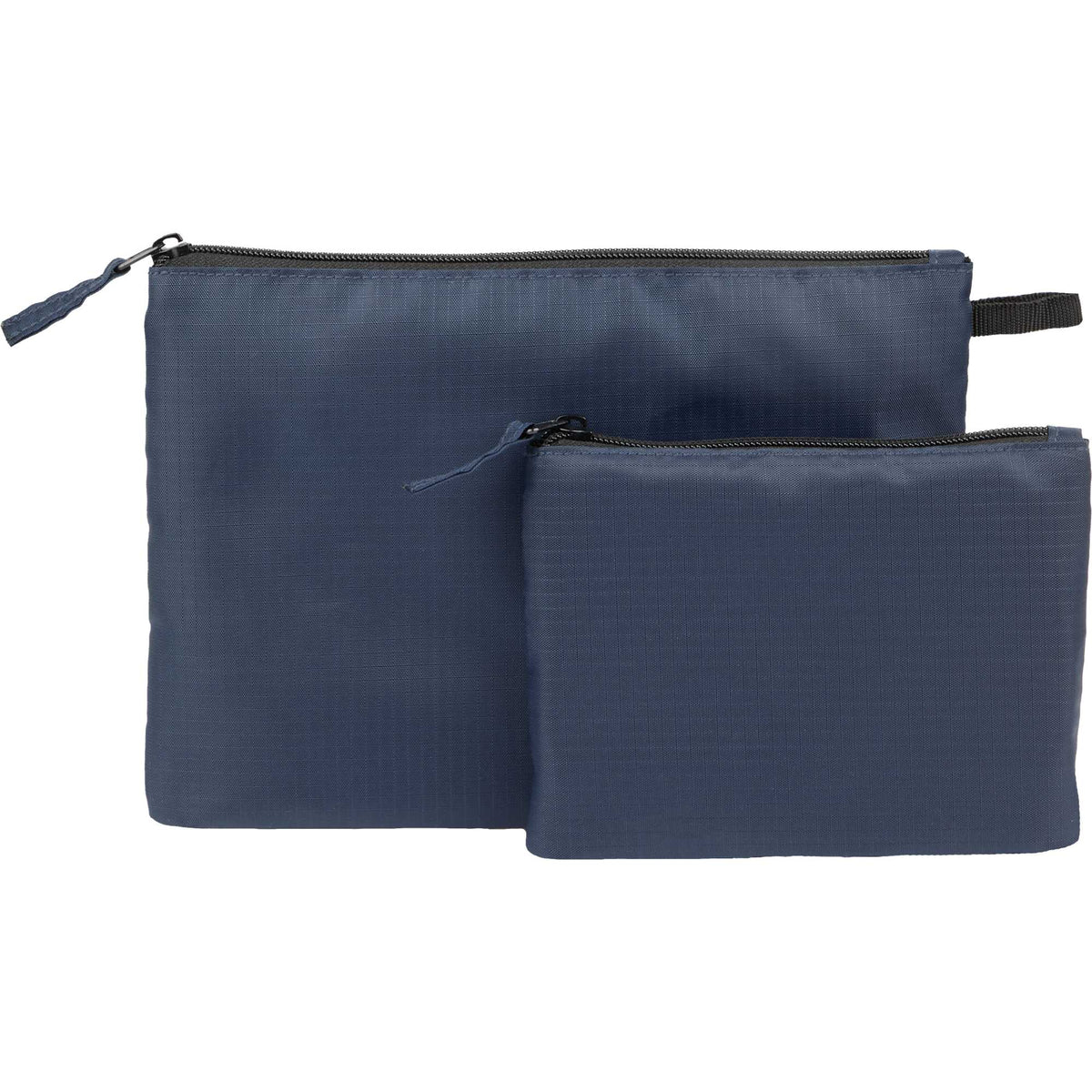 Recycled Ripstop Organizer Pouches, Set of 2 - Navy - Set 2