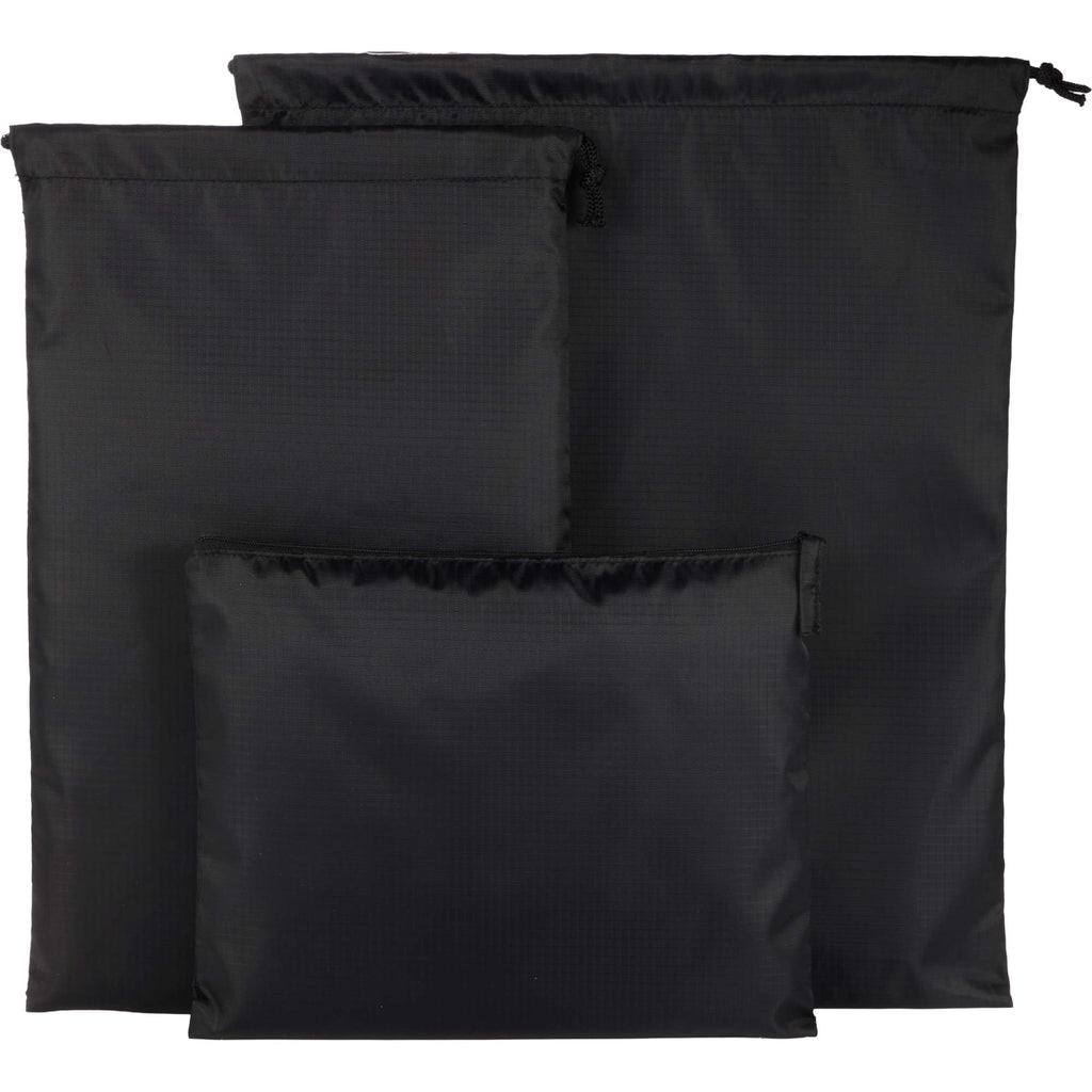 Recycled Ripstop Travel Bag Set, 3 in 1 - Black - Group 2