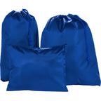 Recycled Ripstop Travel Bag Set, 3 in 1 - Royal - Group Stuffed 2