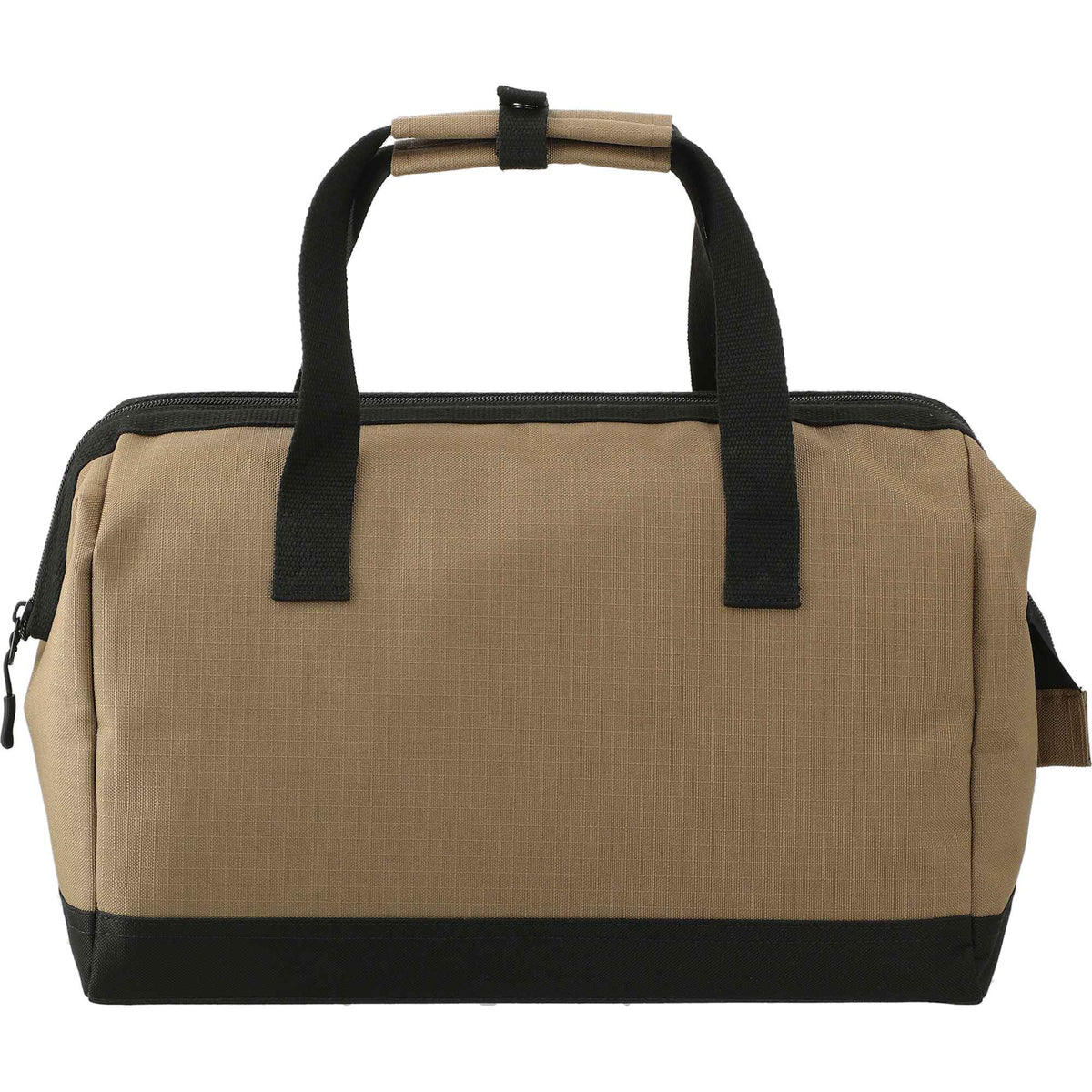 Recycled Ripstop Zippered Tool Tote Embroidery - Brown - Back
