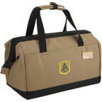Recycled Ripstop Zippered Tool Tote Transfer - Brown - Right Angle