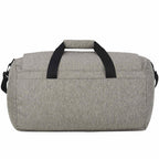 Recycled Roll Duffel Bag with Lash Tab Embroidery - Gray - Back