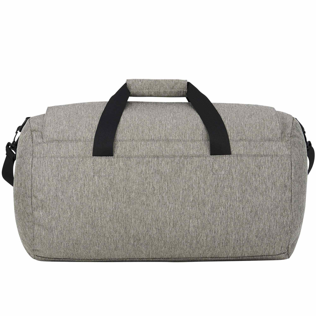Recycled Roll Duffel Bag with Lash Tab Embroidery - Gray - Back